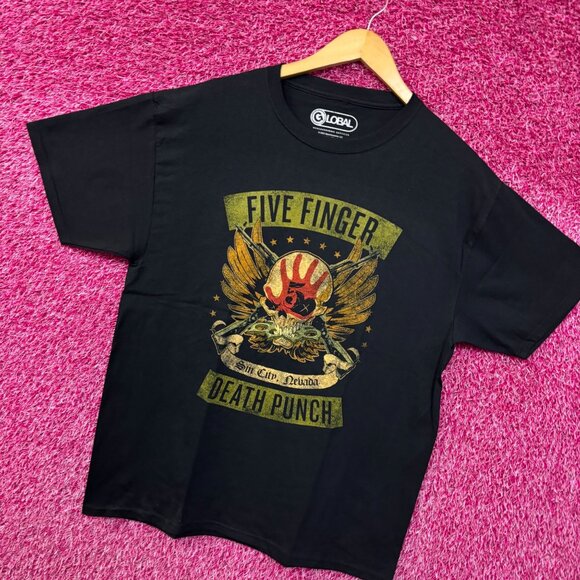Five finger death punch rock Tshirt size large - Picture 3 of 4